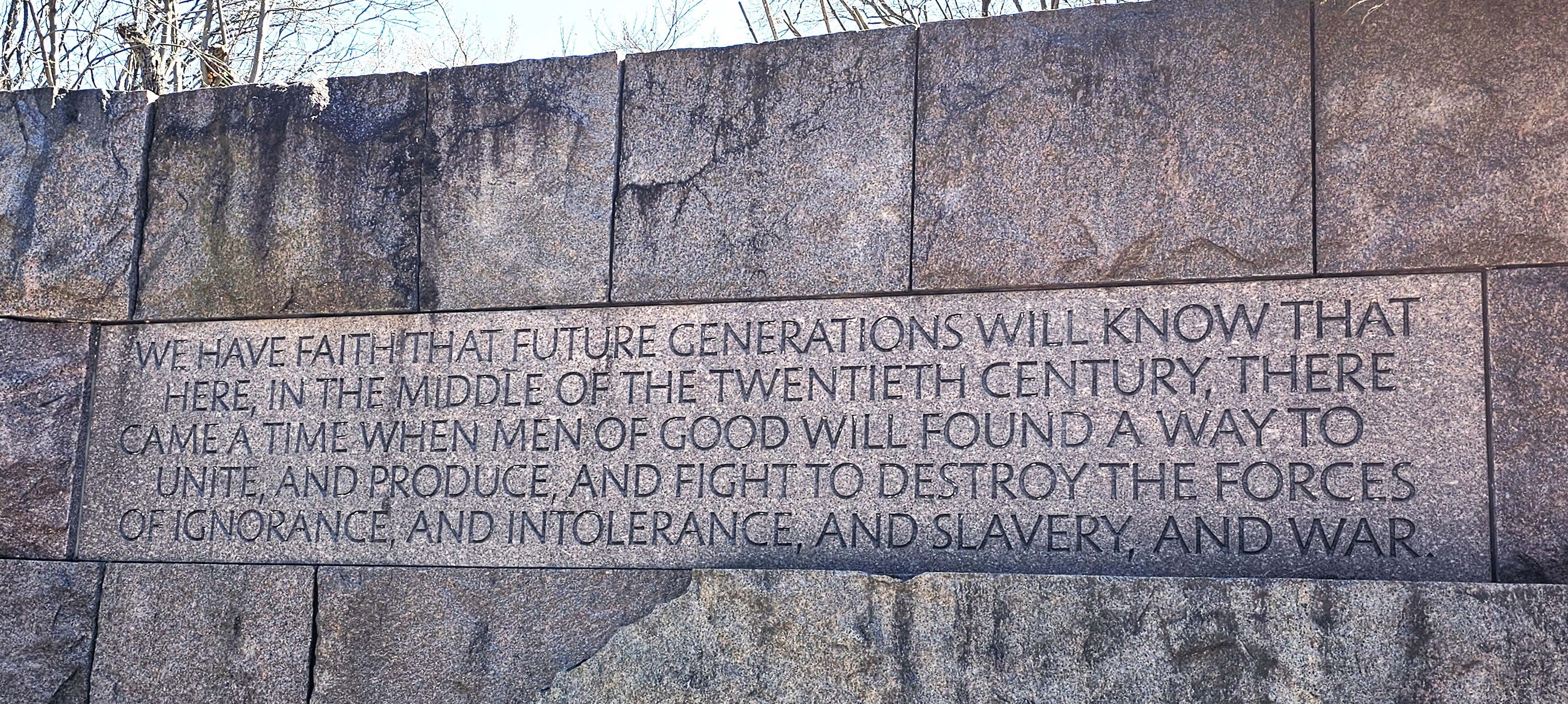 FDR Quote of the Day: Ignorance and Intolerance.