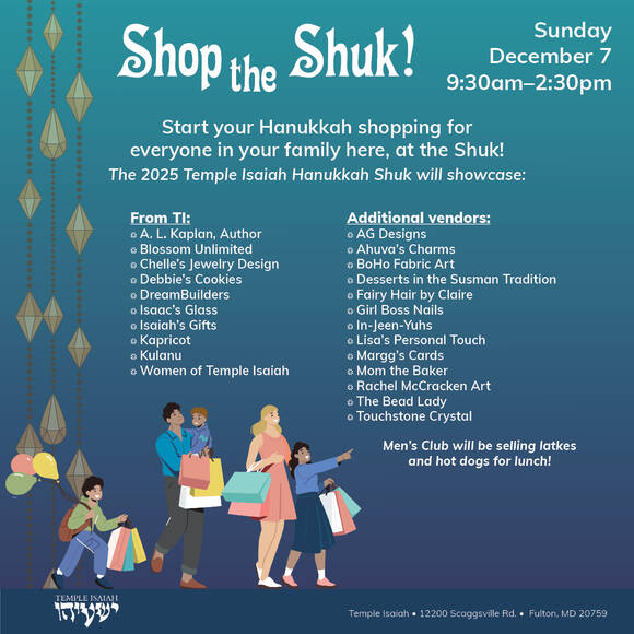 Come to the Shuk December 7, 2027